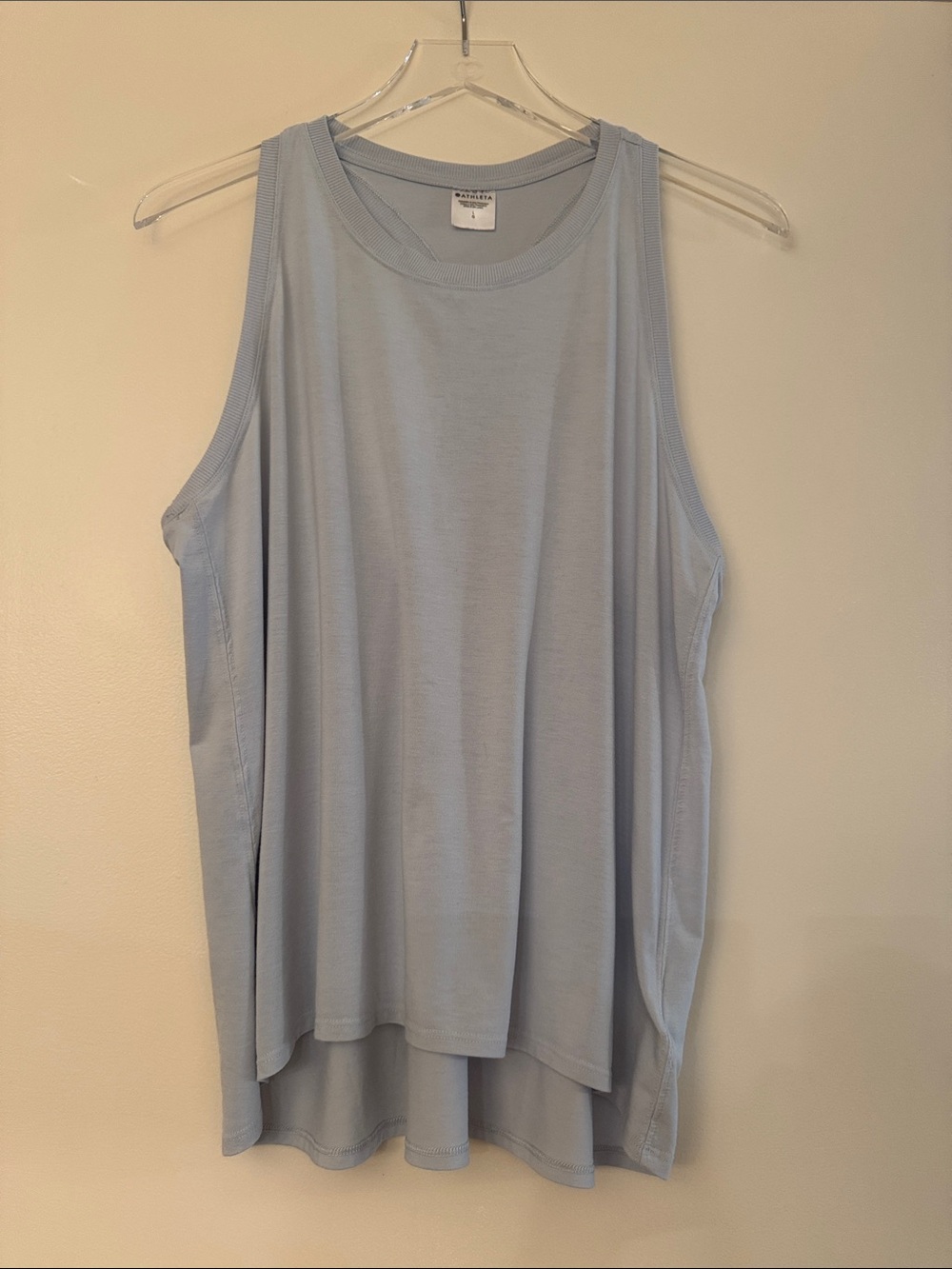 Athleta Racerback Tank Top in Pale Blue